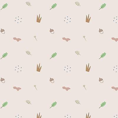 EPS 해외이미지 백그라운드 패턴 일러스트 나뭇잎 사람없음 도토리 해외일러스트 잎 무늬 견과류 파일형식 벡터 이미지허브