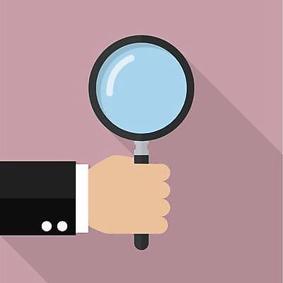 EPS 해외이미지 손 일러스트 비즈니스 모션 돋보기 들기 신체부위 해외일러스트 사람 파일형식 벡터 이미지허브