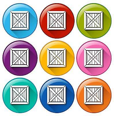 EPS 해외이미지 일러스트 자물쇠 사람없음 세트 컬러풀 원형 잠금 해외일러스트 도형 컬러 보안 파일형식 벡터 이미지허브