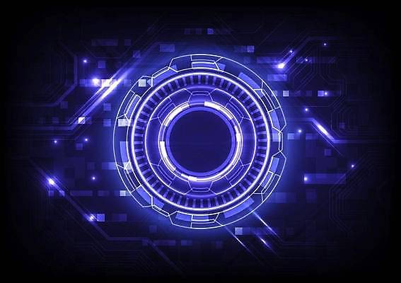 EPS 해외이미지 백그라운드 일러스트 사람없음 디지털 사이버 UI SF 해외일러스트 파일형식 벡터 이미지허브