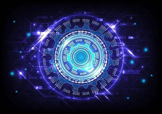 EPS 해외이미지 백그라운드 일러스트 사람없음 디지털 사이버 UI SF 해외일러스트 파일형식 벡터 이미지허브