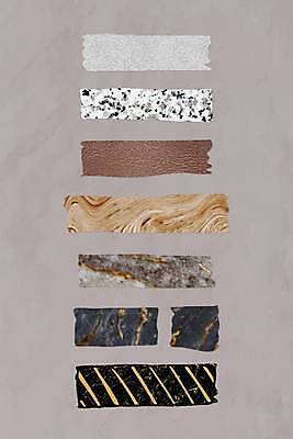 EPS 해외이미지 디자인 일러스트 추상 사람없음 세트 빈티지 가죽 질감 대리석 빗금 엘리먼트 마스킹테이프 해외일러스트 컨셉 무늬 재료 테이프 대각선 파일형식 벡터 이미지허브