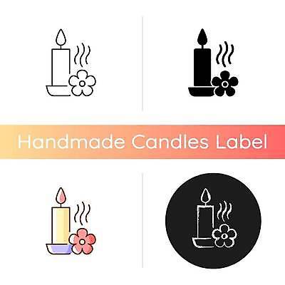 EPS 해외이미지 꽃 일러스트 초 사람없음 플랫 아로마 아로마초 해외일러스트 식물 파일형식 벡터 이미지허브