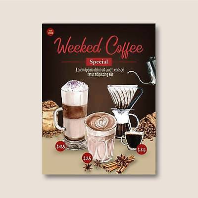 EPS 해외이미지 포스터 커피 일러스트 잔 타이포그라피 사람없음 갈색 카페 원두 커피포트 메뉴판 에스프레소 드립커피 라떼 라떼아트 시나몬스틱 커피자루 핸드드립 프라푸치노 원두봉투 팔각회향 해외일러스트 문자 식기 음료 컬러 주전자 봉투 상점 향신료 그림 자루 시나몬 커피용품 파일형식 벡터 이미지허브