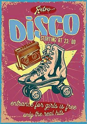 EPS 해외이미지 디자인 포스터 별 분홍색 일러스트 사람없음 스피커 빈티지 복고 디스코 롤러스케이트화 키치 해외일러스트 자연요소 음악 컬러 음향기기 컨셉 춤 롤러블레이드 파일형식 벡터 이미지허브