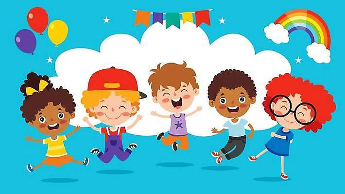 EPS 해외이미지 캐릭터 학생 행복 어린이 일러스트 손가락 응원 놀이 사람 동양인 인종 소녀 소년 10대 친구 금발 점프 검은색 우정 유치원 축하 만화 즐거움 다문화 다민족 해외일러스트 일러캐릭터 헤어스타일 손 여자 교육 남자 감정 컬러 컨셉 관계 모션 청소년 사회이슈 파일형식 벡터 이미지허브