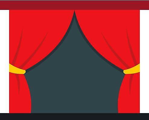 EPS 해외이미지 의자 일러스트 프레임 미술 이벤트 내부 장식 빨간색 빛 콘서트 공연 무대 흰색 직물 커튼 오픈 발표 플랫 클래식 고급 우아함 배우 영화관 극장 천 필름 영화 쇼 장면 드라마 연극 객석 오페라 스타일 벨벳 해외일러스트 컬러 가구 컨셉 문화예술 실크 연예인 파일형식 벡터 이미지허브