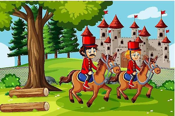 EPS 해외이미지 나무 동물 캐릭터 남자 어린이 일러스트 상상 자연 동화 생물 이야기 경비 사람 풍경 여러명 건물 탑 궁전 성 만화 군용 장면 육군 공상 병정 전사 내추럴 왕국 왕자 전설 가상 해외일러스트 일러캐릭터 식물 건축물 다수 고건축 군대 안전 보호 생태계 파일형식 벡터 이미지허브