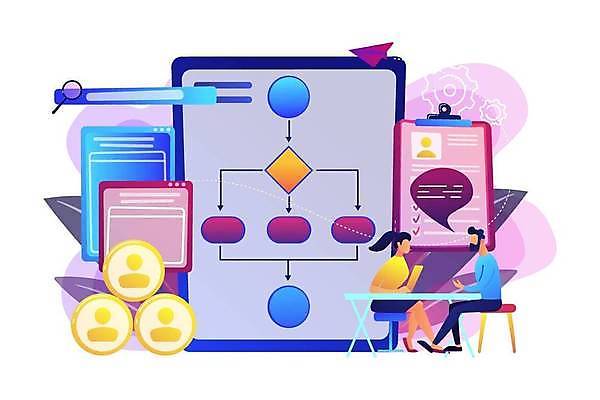 EPS 해외이미지 전신 라이프스타일 여자 남자 화살표 말풍선 의자 일러스트 회사 비즈니스 돋보기 사람모양 대화 앉기 성인 두명 태블릿 스크린 비즈니스맨 비즈니스우먼 종이비행기 책상 고용 서류판 조직도 얼굴없음 성인만 해외일러스트 모양 가구 모션 말하기 사람 생활 전자제품 스마트기기 사무용품 구직 직장인 종이접기 채용 파일형식 벡터 이미지허브