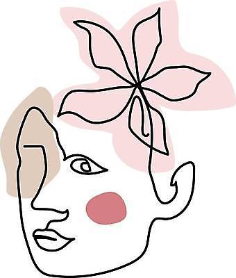 EPS 해외이미지 디자인 여자 얼굴 컨셉 곡선 일러스트 미술 그래픽 연필 머리 유행 상점 화려 우아함 낙서 스케치 심볼 사인 심플 윤곽 엘리먼트 스타일 반복 미니멀리스트 해외일러스트 선 문화예술 학용품 사람 신체부위 필기구 파일형식 벡터 이미지허브