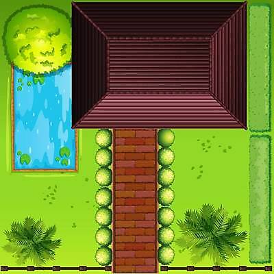 EPS 해외이미지 클립아트 나무 디자인 공원 백그라운드 일러스트 가정 주택 미술 풍경 그래픽 초록색 물 정원 연못 오솔길 만화 옥상 당구 그림 클립 뒤뜰 테마 해외일러스트 자연요소 식물 공공시설 길 컬러 문화예술 건물 구기 파일형식 벡터 이미지허브