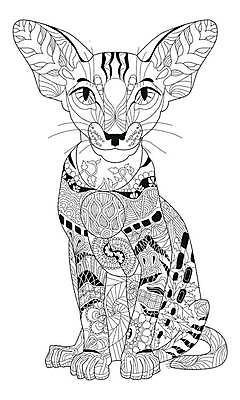 EPS 해외이미지 동물 선 일러스트 추상 사람없음 그림 젠탱글 해외일러스트 무늬 파일형식 벡터 이미지허브