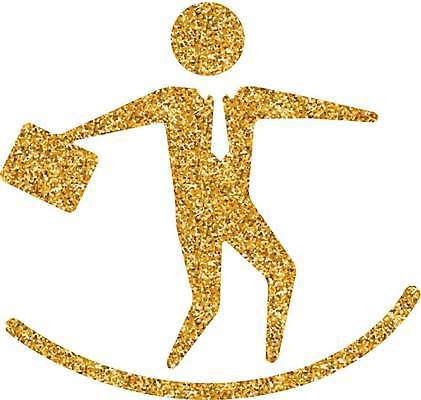 EPS 해외이미지 일러스트 비즈니스 사람모양 사람없음 반짝임 금박 중심잡기 더스트파티클 해외일러스트 모양 모션 파일형식 벡터 이미지허브