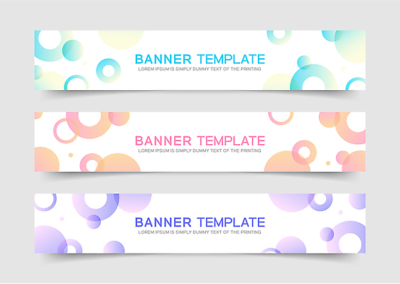 템플릿 배너템플릿 가로배너 백그라운드 사각프레임 사람없음 가로 보라색 주황색 현수막 원형 고리 겹침 그라데이션 민트색 배너세트 AI파일 도형 배너 컬러 프레임 세트 사각형 파일형식 벡터