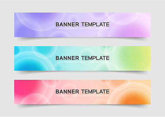 템플릿 배너템플릿 가로배너 분홍색 백그라운드 사각프레임 사람없음 가로 파란색 보라색 현수막 원형 겹침 그라데이션 배너세트 AI파일 도형 배너 컬러 프레임 세트 사각형 파일형식 벡터
