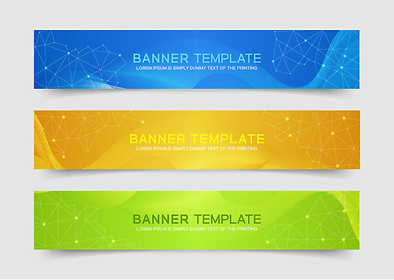 템플릿 배너템플릿 가로배너 백그라운드 곡선 사각프레임 사람없음 가로 초록색 파란색 노란색 현수막 웨이브 홀로그램 배너세트 AI파일 배너 선 컬러 프레임 세트 사각형 파일형식 벡터