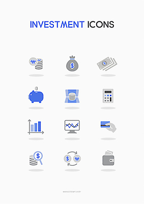 아이콘 지폐 돋보기 그래프 사람없음 금융 경제 파란색 모니터 동전 회색 저축 돼지저금통 계산기 신용카드 지갑 돈자루 주식 재테크 통장 투자 손모양 환전 2D아이콘 AI파일 모양 컬러 돈 비즈니스 문구용품 컴퓨터 장비 저금통 파일형식 벡터 손_신체부위