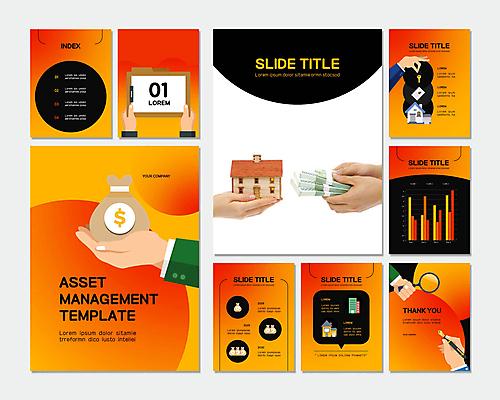 템플릿 손 비즈니스 돋보기 열쇠 부동산 그래프 주택 들기 건물 신체부위 세트 만년필 주황색 돈자루 재산 돈다발 PPT 프레젠테이션 문서템플릿 파일 건축모형 부동산거래 자산관리 부동산재테크 애니형PPT 9P 이미지템플릿 건축물 컬러 돈 모션 사람 금융 경제 펜 모형 재테크 파일형식