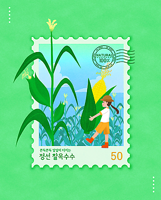 전신 PSD 모자 여자 일러스트 한명 들기 성인 초록색 도장 걷기 농부 특산물 옥수수밭 우표 소인 정선 찰옥수수 성인여자한명만 국내일러스트 직업 1 잡화 컬러 밭 모션 옥수수 사람 강원도 여자한명만 성인여자만 파일형식