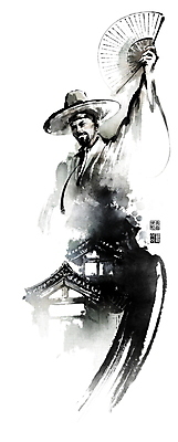 PSD 한국전통 남자 일러스트 캘리그라피 붓터치 한옥 한명 들기 상반신 성인 손들기 한복 조선시대 동양화 번짐 양반 낙관 접부채 선비 성인남자한명만 국내일러스트 갓모자 모자_잡화 1 전통 고건축 모션 전통소품 한국 미술 사람 역사 전통의상 신분 전통부채 남자한명만 성인남자만 파일형식 효과