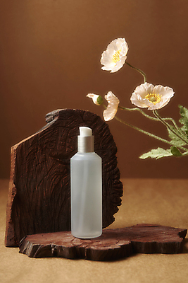 포토 JPG 스튜디오촬영 실내 사람없음 목재 화장품 가을 분위기 오브젝트 꽃봉오리 양귀비 감성 나무조각 조화 공병 갈색배경 국내포토 나무 계절 꽃 백그라운드 컨셉 재료 내부 뷰티 갈색 병_담는 파일형식