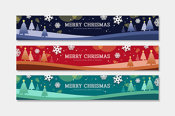 나무 템플릿 배너템플릿 가로배너 크리스마스 겨울 프레임 눈꽃 사람없음 가로 빨간색 크리스마스트리 검은색 현수막 눈송이 언덕 청록색 배너세트 AI파일 식물 배너 계절 기념일 컬러 눈_날씨 세트 파일형식 벡터