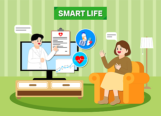 전신 여자 남자 말풍선 일러스트 집안 스마트라이프 대화 앉기 상반신 성인 타이포그라피 두명 초록색 소파 알약 건강관리 텔레비전 의사 하트 스탠드 가리킴 맥박 약병 스마트 편리함 서류판 원격의료 성인만 비대면서비스 언택트 온택트 거실장 국내일러스트 AI파일 모양 문자 라이프스타일 컬러 가구 컨셉 의자 의학 모션 조명 실내 건강 관리 말하기 사람 손짓 전자제품 약 사무용품 진료 의료진 서비스 원격 병_담는 파일형식 벡터
