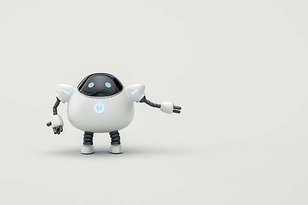 PSD 편집 편집이미지 안내 3D캐릭터 정보기술 사람없음 3D 흰색 로봇 디지털합성 편집소스 채팅봇 AI_인공지능 편집3D 캐릭터 컬러 기술 파일형식