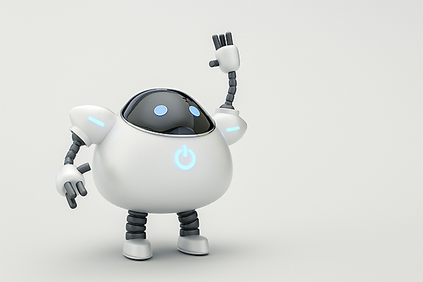 PSD 편집 편집이미지 3D캐릭터 정보기술 사람없음 3D 손들기 흰색 상담원 로봇 디지털합성 상담 손인사 편집소스 채팅봇 AI_인공지능 편집3D 캐릭터 컬러 모션 기술 인사 사무원 파일형식