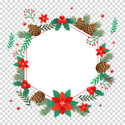 편집 편집이미지 크리스마스장식 크리스마스 겨울 나뭇잎 프레임 누끼 사람없음 솔방울 육각형 PNG 포인세티아 호랑가시나무열매 편집소스 도형 계절 기념일 열매 꽃 잎 파일형식