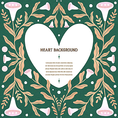 PSD 꽃 잎 일러스트 사랑 사람없음 초록색 노란색 가을 하트 하트백그라운드 감성 잎줄기 하트프레임 가을배경 국내일러스트 카드프레임 모양 식물 계절 감정 줄기 컬러 백그라운드 컨셉 프레임 파일형식 가을_계절