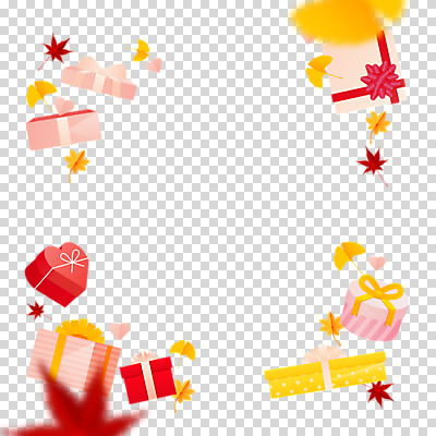 편집 편집이미지 단풍 사각프레임 프레임 누끼 사람없음 선물상자 가을 하트 은행잎 하트상자 PNG 편집소스 모양 계절 잎 선물 상자 사각형 파일형식