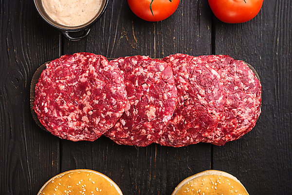 포토 JPG 해외이미지 육류 사람없음 햄버거 패티 플랫레이 해외포토 식재료 패스트푸드 플랫 파일형식 이미지허브