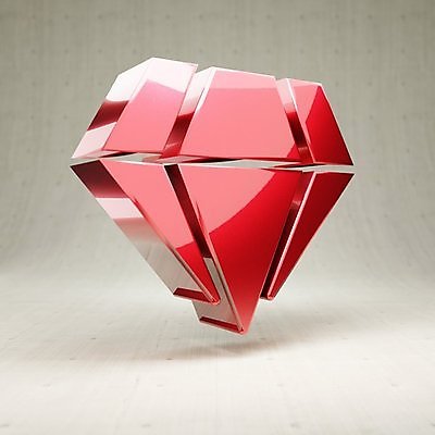 포토 JPG 해외이미지 디자인 백그라운드 일러스트 사람없음 빨간색 빛 반짝임 반사 3D 금속 디지털 페인트 보석 심볼 사인 만들기 다이아몬드 광택 고립 소셜 엘리먼트 세련 해외일러스트 컬러 모션 재질 광석 디지털합성 파일형식 이미지허브