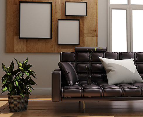 포토 JPG 해외이미지 식물 화분 액자 쿠션 창문 실내 그림자 사람없음 인테리어 소파 3D 미니멀 해외포토 디자인 의자 내부 디지털합성 파일형식 이미지허브