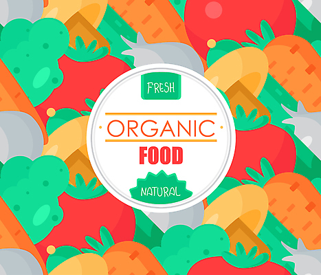 JPG 해외이미지 영어 패턴 토마토 일러스트 양파 오이 타이포그라피 사람없음 버섯 당근 원형 브로콜리 유기농 채식주의자 해외일러스트 도형 문자 웰빙 무늬 채소 뿌리채소 채식 파일형식 이미지허브