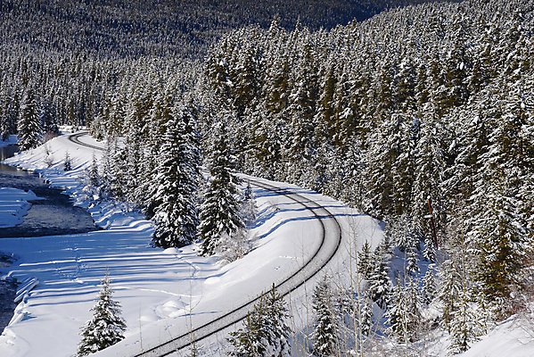 포토 JPG 해외이미지 공원 캐나다 겨울 곡선 자연 풍경 사람없음 야외 얼음 기차 추위 흰색 빙하 장면 밴프 빙원 선로 앨버타 전국 절정 눈내림 로키산맥 해외포토 자연요소 계절 공공시설 선 육상교통 컬러 북아메리카 산 대중교통 눈_날씨 생태계 파일형식 이미지허브