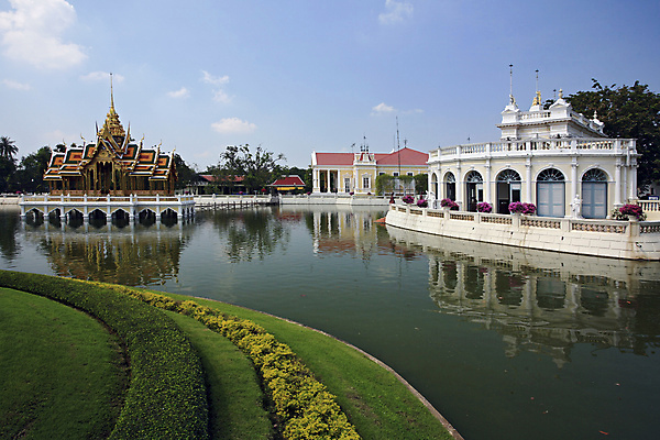포토 JPG 해외이미지 아시아 호수 여행 건축양식 태국 사람없음 여름 반사 궁전 연못 해외포토 계절 건축 나라 고건축 파일형식 이미지허브