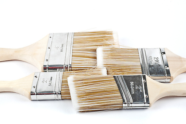 포토 JPG 해외이미지 사람없음 페인트 업무 흰배경 페인트붓 해외포토 백그라운드 흰색 붓 작업 파일형식 이미지허브