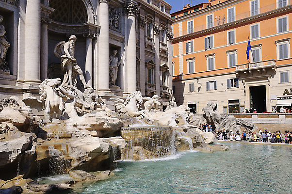 포토 JPG 해외이미지 유럽 하늘 사람없음 맑음 이탈리아 세계문화유산 로마 분수 정사각형 구시가지 해외포토 도형 나라 날씨 문화재 파일형식 이미지허브