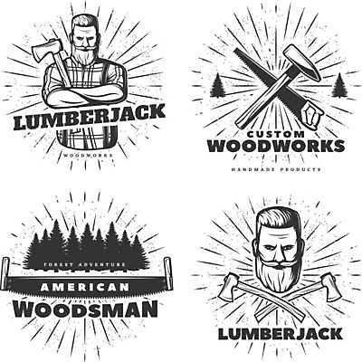 EPS 해외이미지 나무 남자 얼굴 중년 일러스트 상반신 두명 세트 라벨 팔짱 공구 숲 목수 도끼 톱 중년남자만 해외일러스트 식물 직업 모션 프레임 사람 성인 신체부위 도구 남자만 중년만 파일형식 벡터 이미지허브