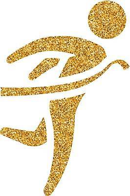 EPS 해외이미지 일러스트 운동선수 사람모양 사람없음 반짝임 금박 완주 더스트파티클 해외일러스트 모양 스포츠 모션 파일형식 벡터 이미지허브