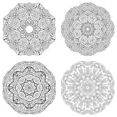 EPS 해외이미지 선 패턴 일러스트 추상 사람없음 그림 만다라 젠탱글 해외일러스트 무늬 파일형식 벡터 이미지허브