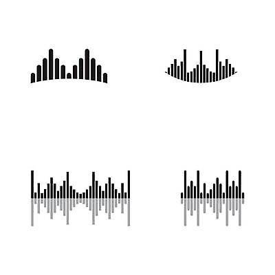 EPS 해외이미지 음악 일러스트 사람없음 소리 볼륨 스테레오 이퀄라이저 사운드웨이브 해외일러스트 문화예술 파일형식 벡터 이미지허브