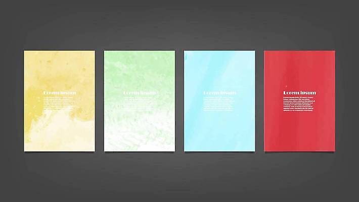 EPS 해외이미지 디자인 배너 백그라운드 일러스트 추상 사람없음 세로 세트 해외일러스트 무늬 파일형식 벡터 이미지허브