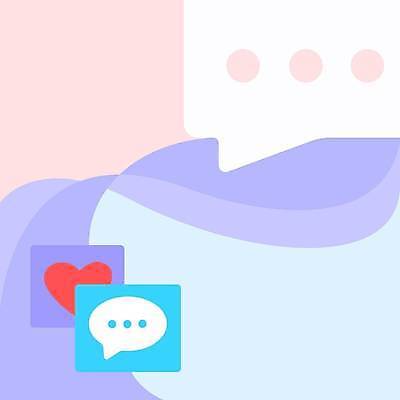 EPS 해외이미지 하늘색 말풍선 곡선 일러스트 프레임 사람없음 보라색 하트 카피스페이스 해외일러스트 모양 선 컬러 파란색 공백 파일형식 벡터 이미지허브