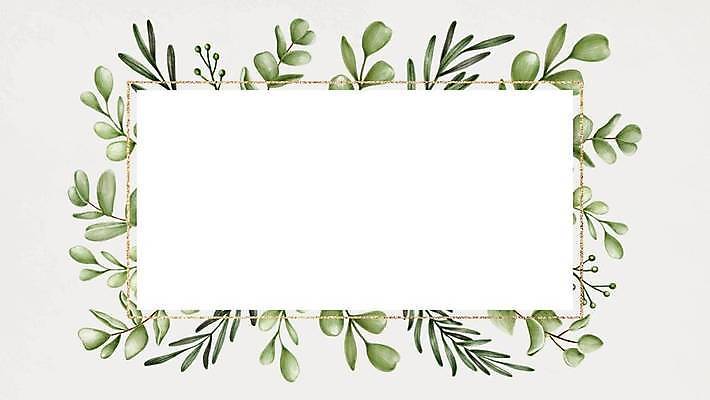 EPS 해외이미지 디자인 백그라운드 잎 일러스트 프레임 사람없음 초록색 해외일러스트 식물 컬러 파일형식 벡터 이미지허브