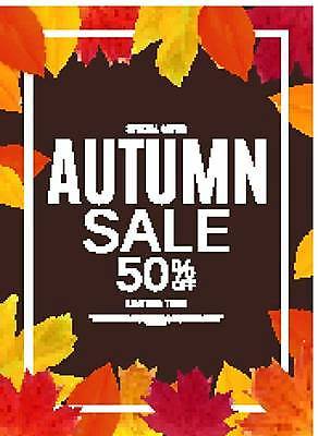 EPS 해외이미지 디자인 낙엽 일러스트 프레임 타이포그라피 사람없음 쇼핑 세일 검은색 주황색 반값 해외일러스트 문자 컬러 잎 파일형식 벡터 이미지허브