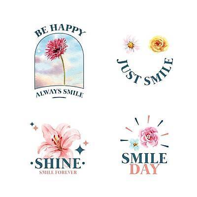 EPS 해외이미지 꽃 일러스트 텍스트 프레임 타이포그라피 사람없음 심볼 브랜딩 해외일러스트 식물 문자 파일형식 벡터 이미지허브