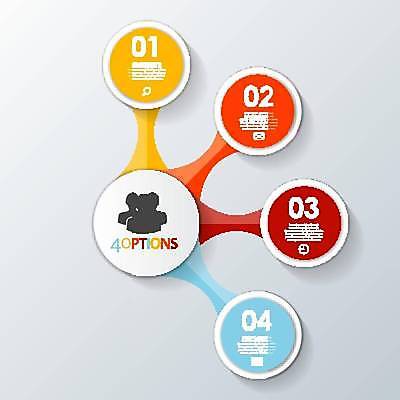 EPS 해외이미지 디자인 일러스트 비즈니스 사람모양 사람없음 숫자 자료 인포그래픽 정보 원형 레이아웃 목차 해외일러스트 모양 도형 문자 파일형식 벡터 이미지허브